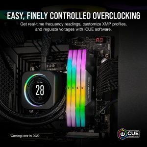 CORSAIR Vengence RGB DDR5 RAM 32GB (2x16GB) 6000MHz CL36-44-44-96 1.35V Intel XMP 3.0 Computer Memory – Black (CMH32GX5M2E6000C36)